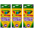 Crayola Colored Pencils, PK72, Material: wood, wax, pigment BIN4024